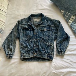Vintage Acid Wash Jean Jacket